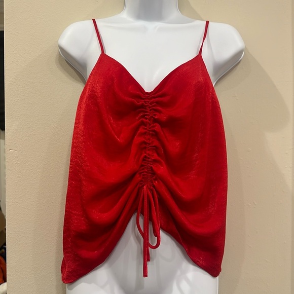 Monteau Tops - NEW Monteau Los Angeles red tank top- XL